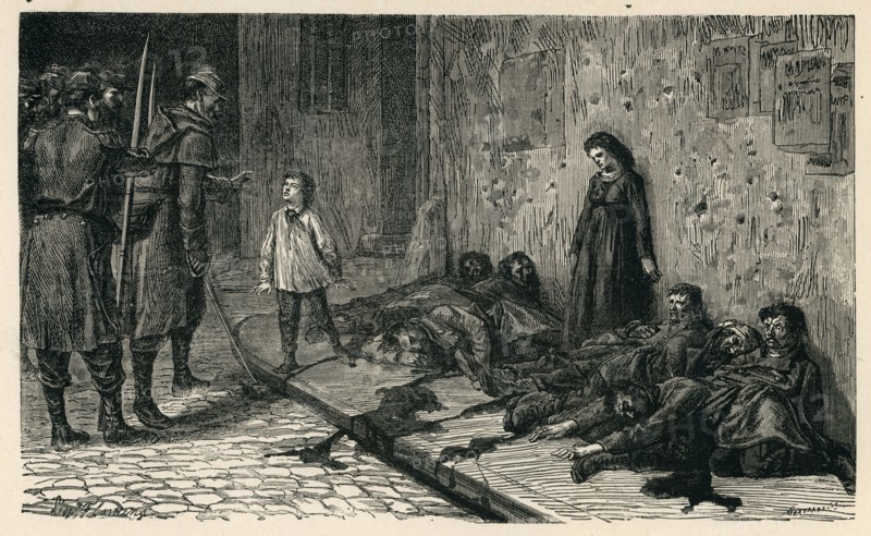 Illustration de "l'Année terrible", de Victor Hugo