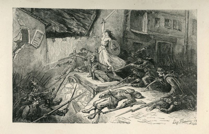 Illustration de "l'Année terrible", de Victor Hugo