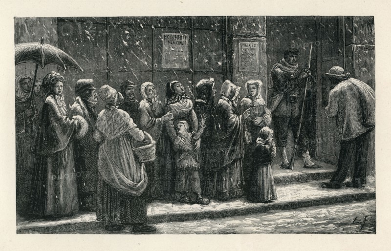 Illustration de "l'Année terrible", de Victor Hugo
