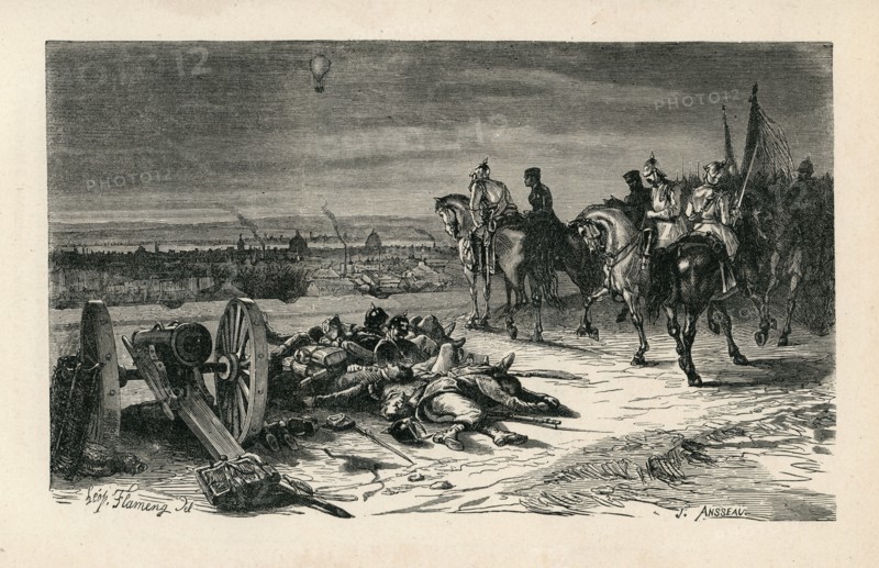 Illustration de "l'Année terrible", de Victor Hugo