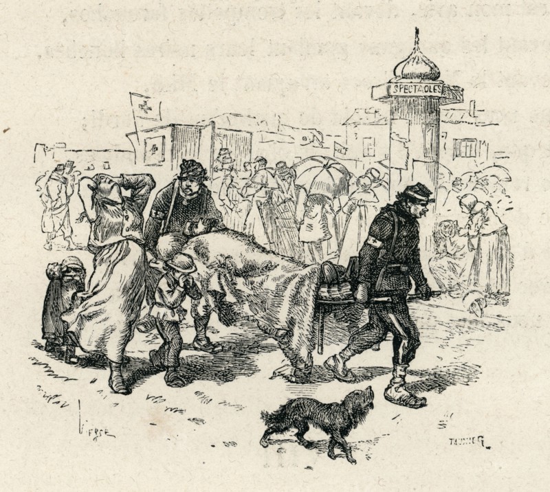Illustration de "l'Année terrible", de Victor Hugo
