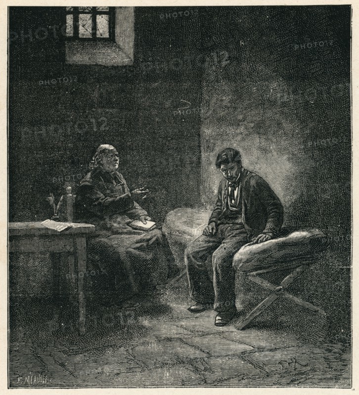 Illustration from 'Le Dernier Jour d'un condamné', by Victor Hugo