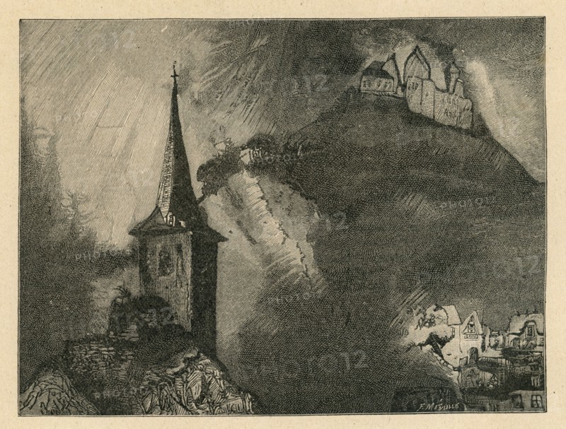 Illustration de "Le Rhin", de Victor Hugo