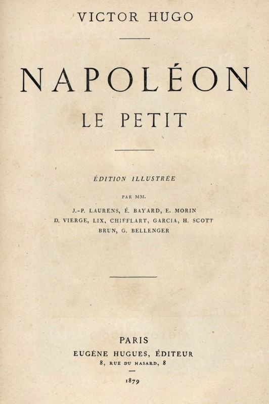 Illustration de "Napoléon le Petit", de Victor Hugo