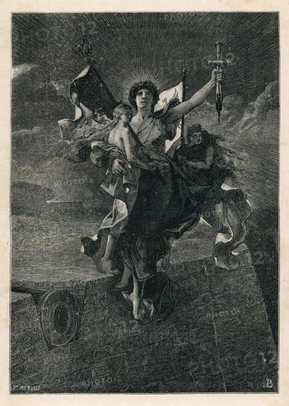 Illustration from 'Napoléon le Petit', by Victor Hugo