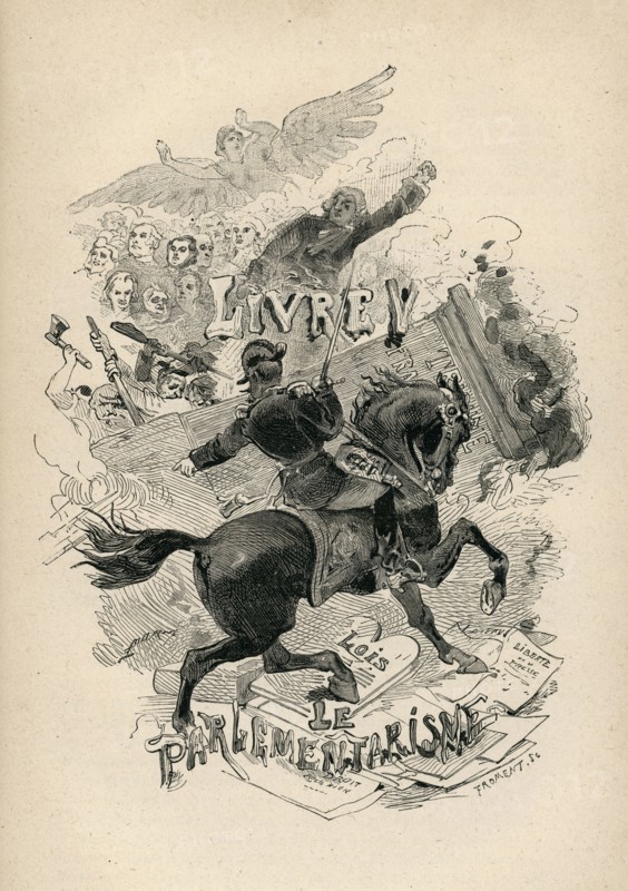 Illustration from 'Napoléon le Petit', by Victor Hugo