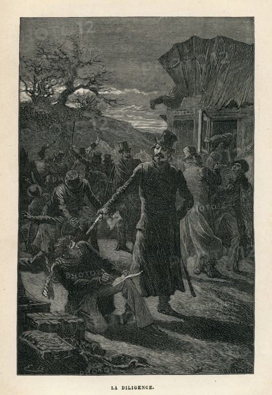 Illustration from 'Napoléon le Petit', by Victor Hugo