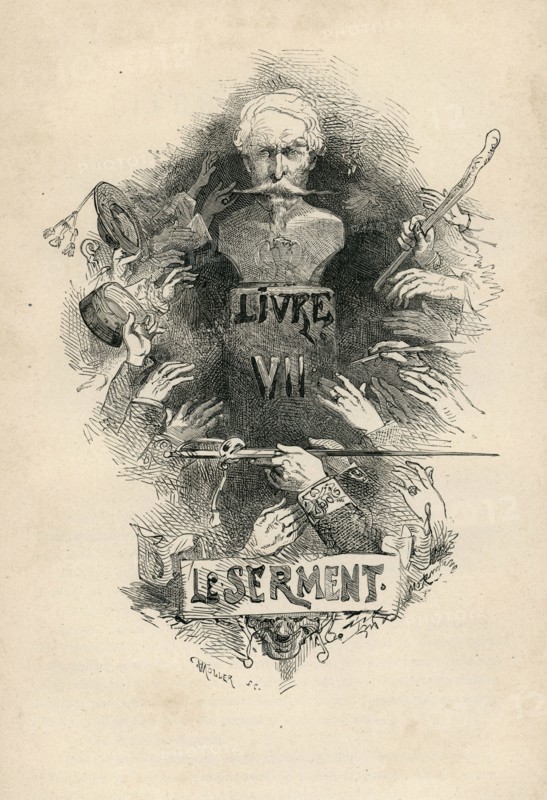 Illustration de "Napoléon le Petit", de Victor Hugo