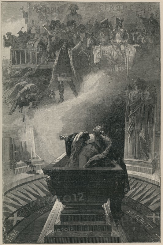 Illustration of "Les Châtiments", by Victor Hugo