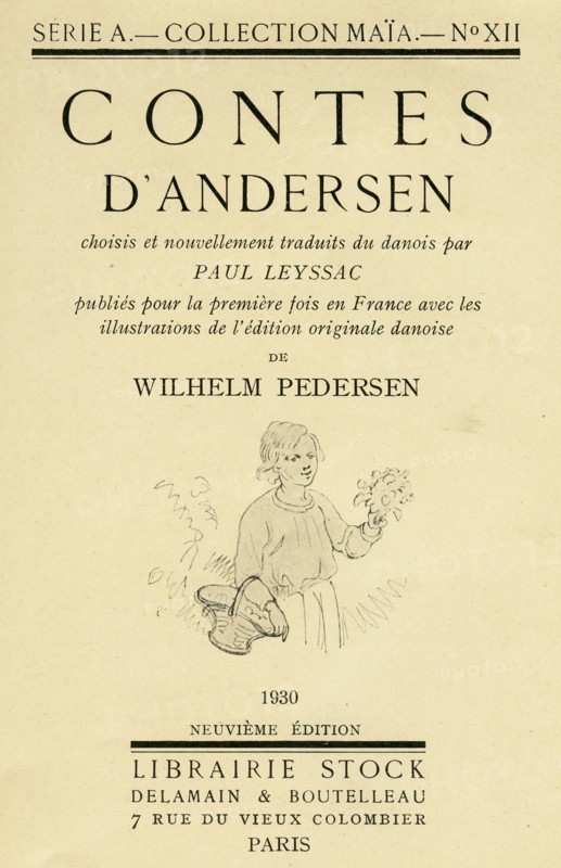 "Contes" de Hans Christian d'Andersen