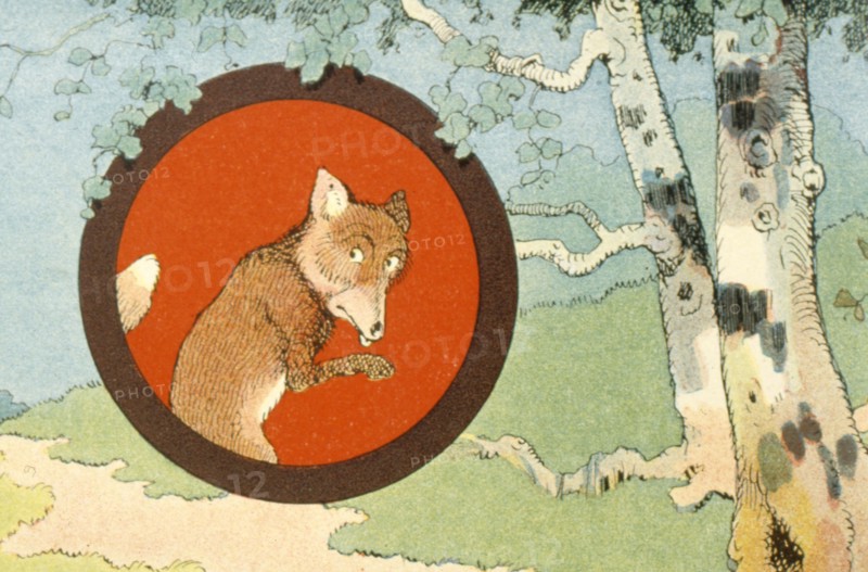 Illustration of La Fontaine's Fables