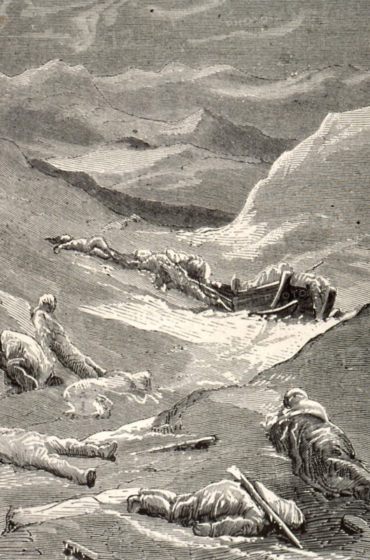 'Voyages et aventures du Capitaine Hatteras : les anglais au Pôle Nord, le désert de glace'