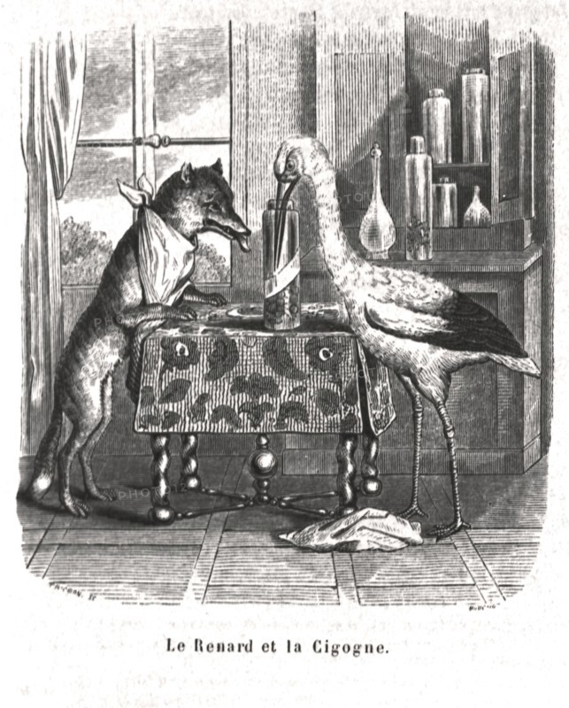 The Wolf and the Stork