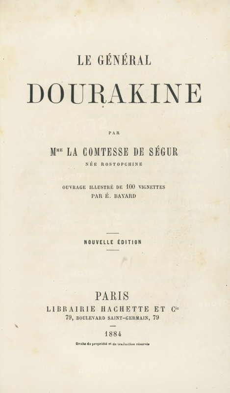 Le Général Dourakine, par la Comtesse de Ségur