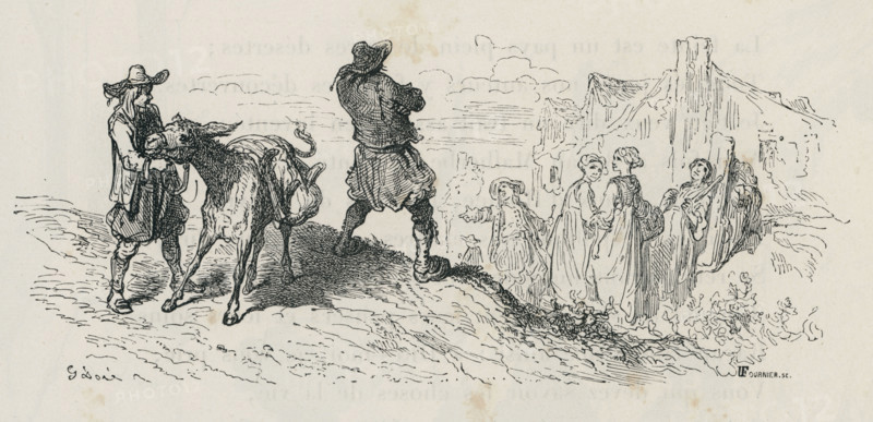 Fable "Le Meunier, son fils et l'âne"
