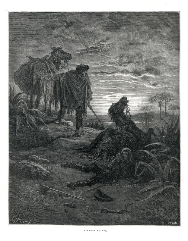 Fable "Les Deux Mulets"