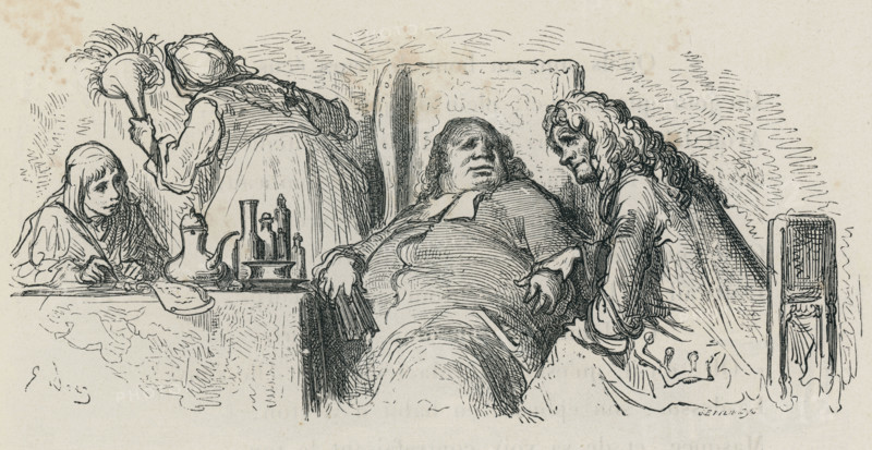 Fable "La Goutte et l'Araignée"