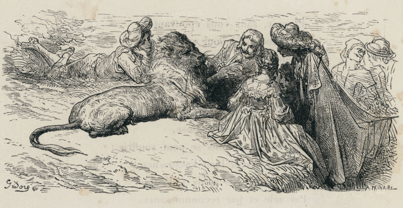 Fable "Le Lion amoureux"
