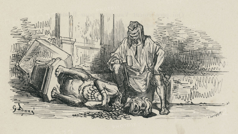 Fable "L'Homme et l'Idole de bois"