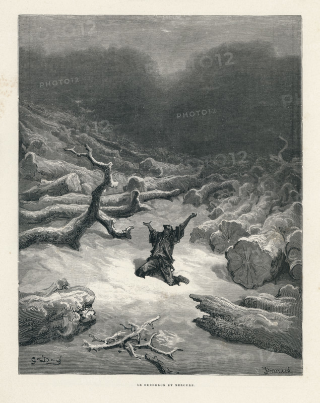 Fable "Le Bûcheron et Mercure"