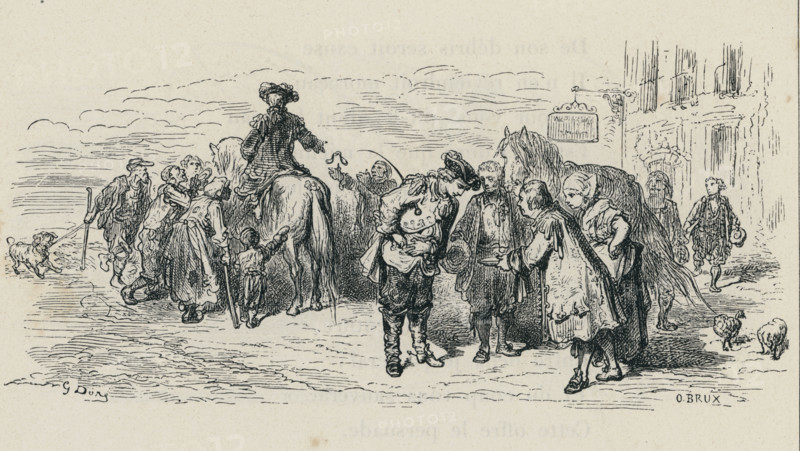 Fable of La Fontaine 'The Earthen Pot and the Iron Pot'