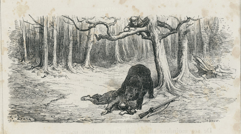 Fable "L'Ours et les deux compagnons"