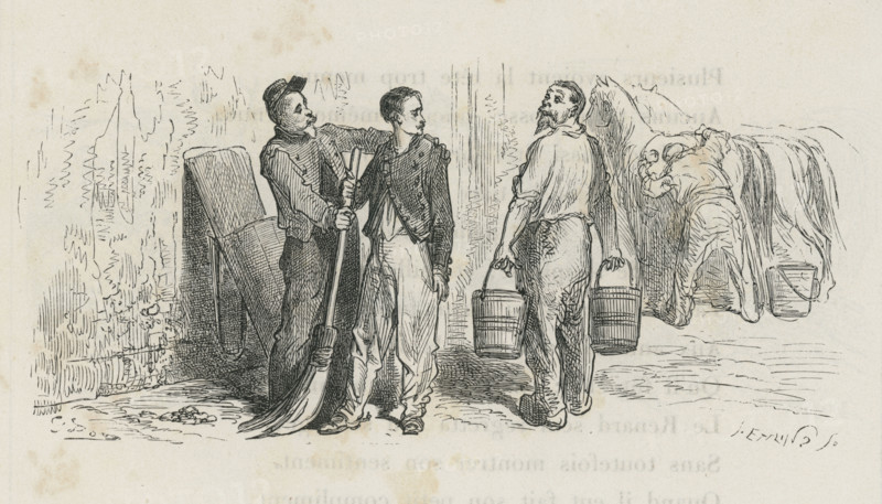 Fable "Le Mulet se vantant de sa généalogie"