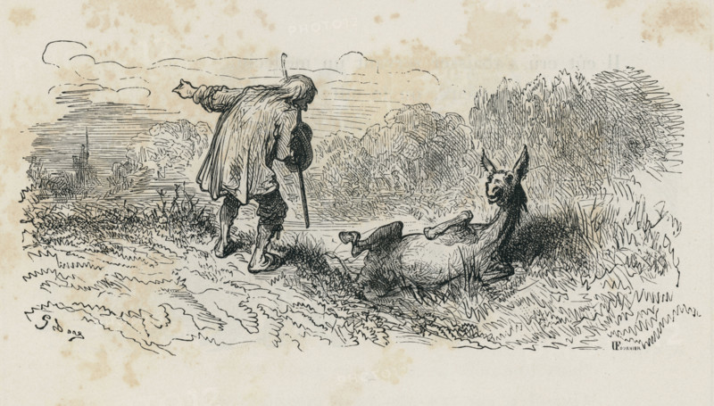 Fable "Le Vieillard et l'âne"