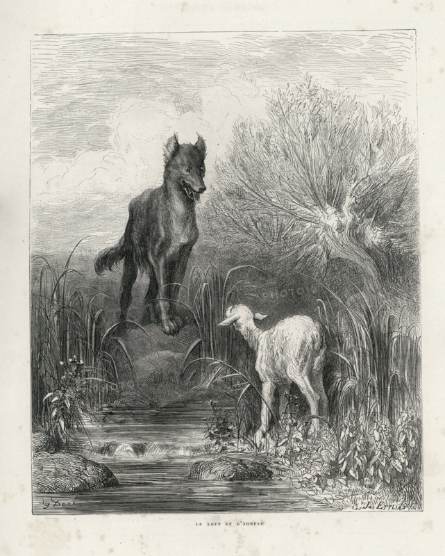 Fable "Le Loup et l'Agneau"