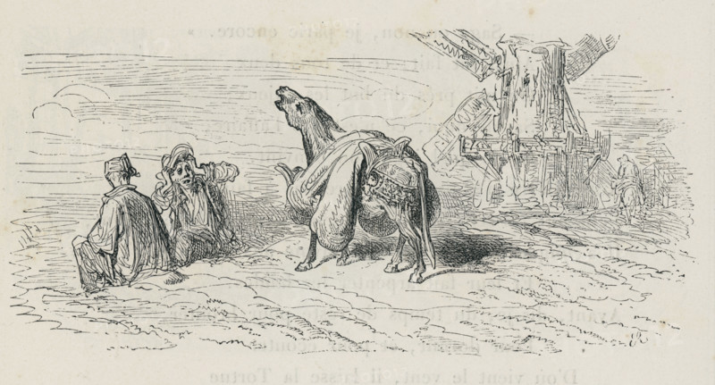 Fable "L'Âne et ses maîtres"