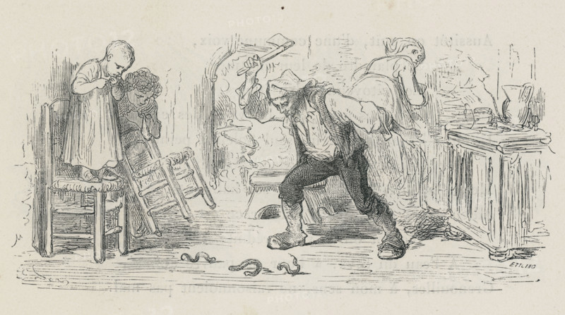 Fable "Le Villageois et le serpent"