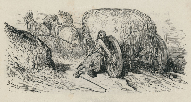 Fable "Le Chartier embourbé"