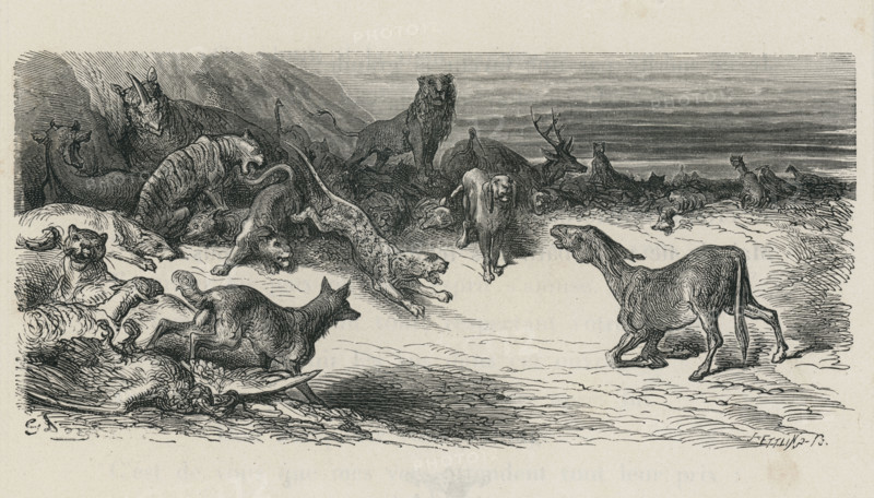 Fable "Les Animaux malades de la peste"