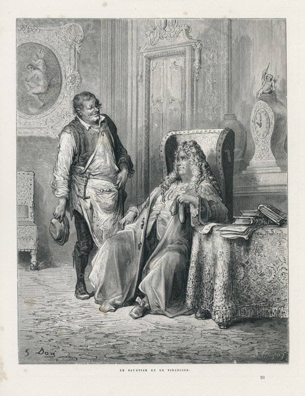 Fable "Le Savetier et le Financier"