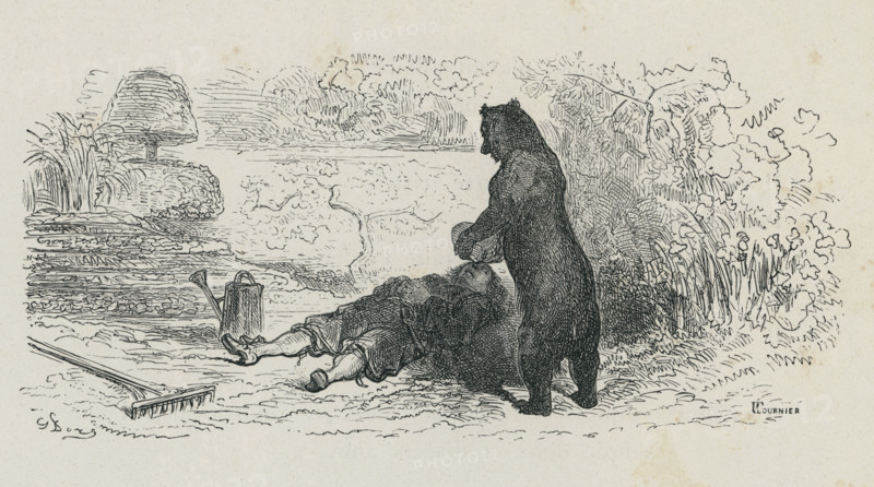 Fable "L'Ours et l'amateur des jardins"
