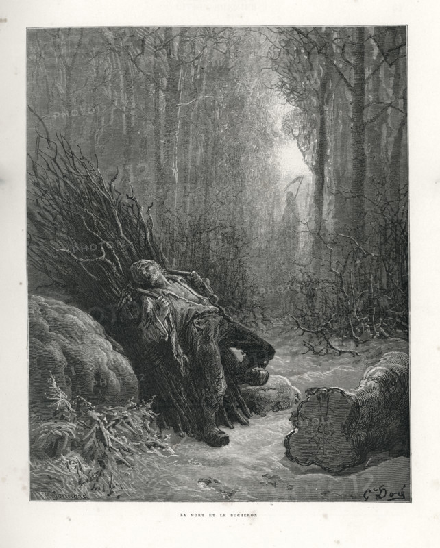 Fable "La Mort et le bûcheron"