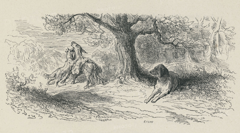 Fable "L'Âne et le chien"