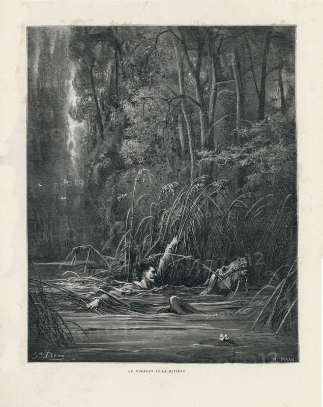 Fable "Le Torrent et la rivière"