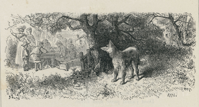 Fable "Le Loup et les bergers"