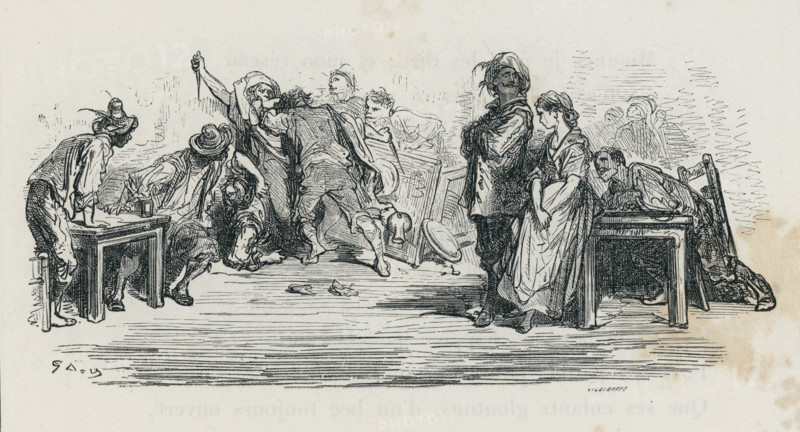 Fable "La Perdrix et les coqs"