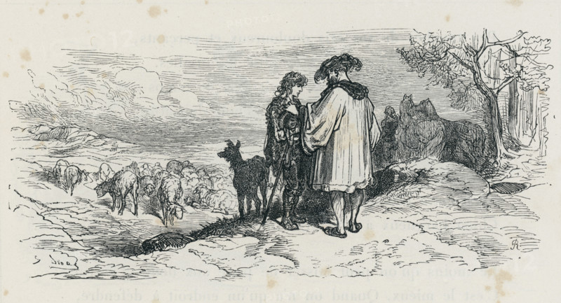 Fable "Le Berger et le Roi"