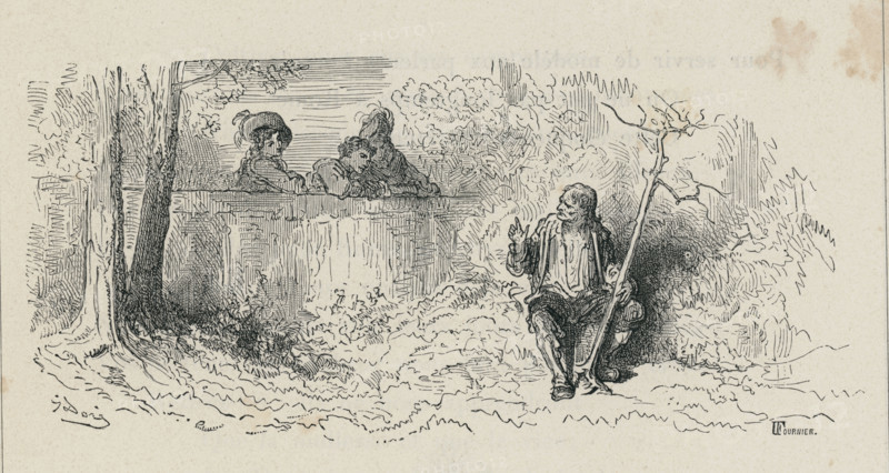Fable "Le Vieillard et les trois jeunes hommes"