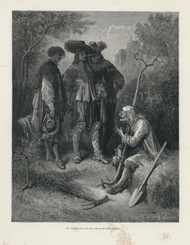 Fable "Le Vieillard et les trois jeunes hommes"