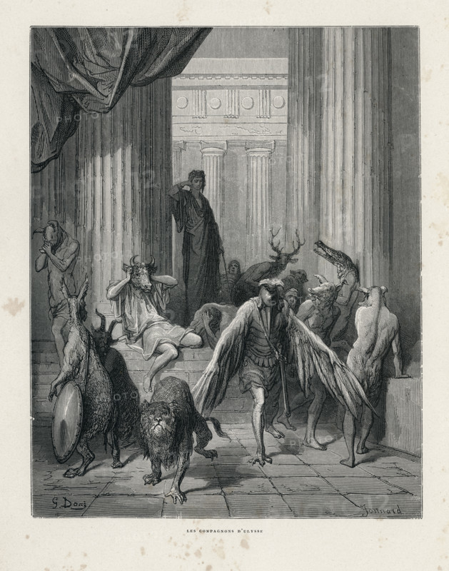 Fable "Les compagnons d'Ulysse"