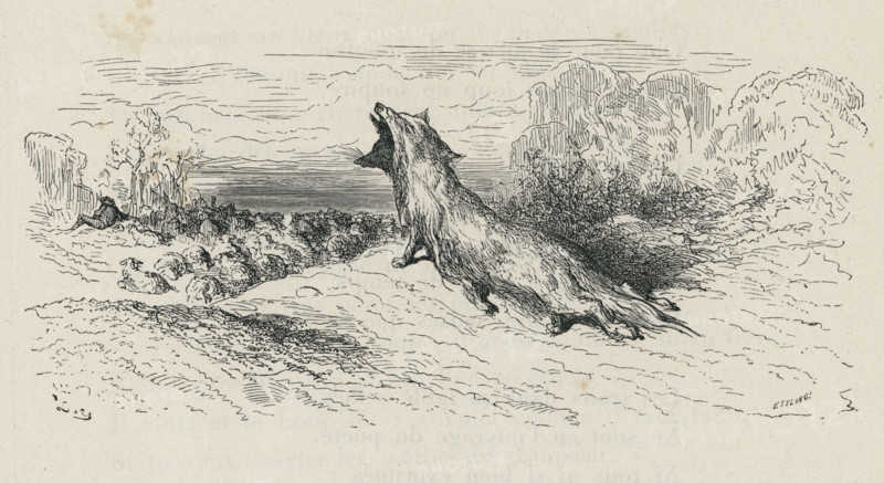 Fable "Le Loup et le Renard"