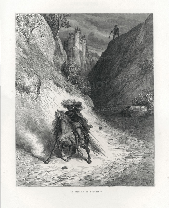 Fable "Le Lion et le Moucheron"