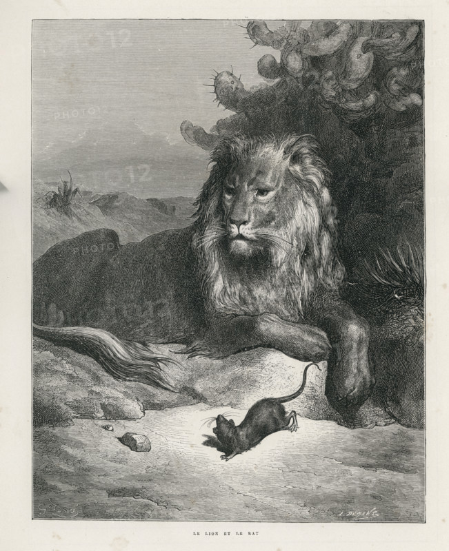 Fable "Le Lion et le Rat"