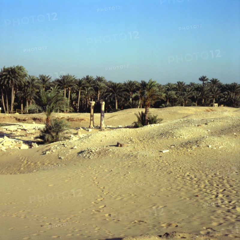 Sakkara, pyramid of Unas, remains of the lower temple