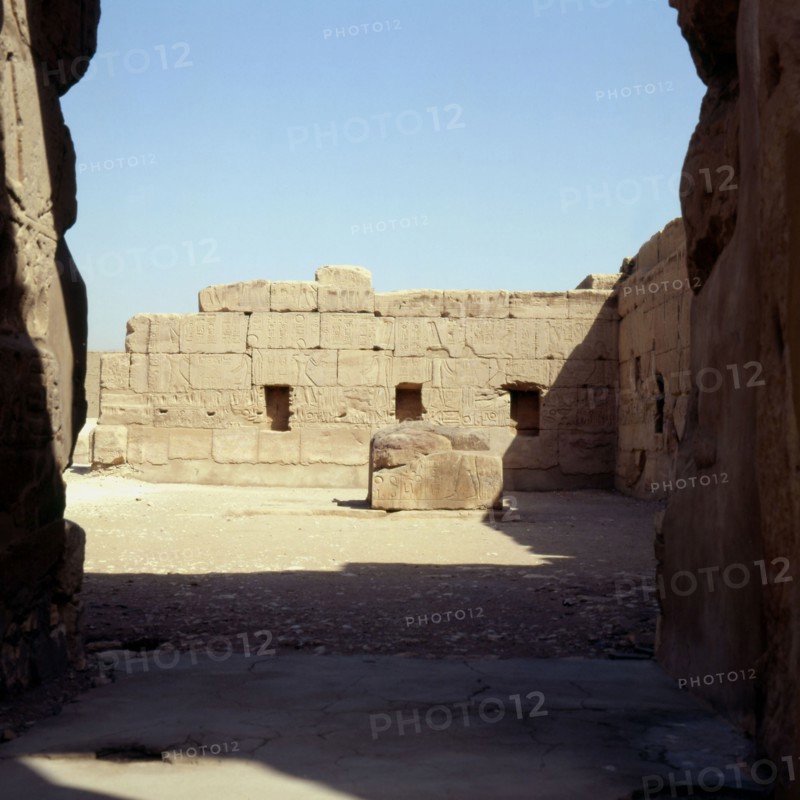 Gurnah, Temple of Seti I, North wall of the solar court