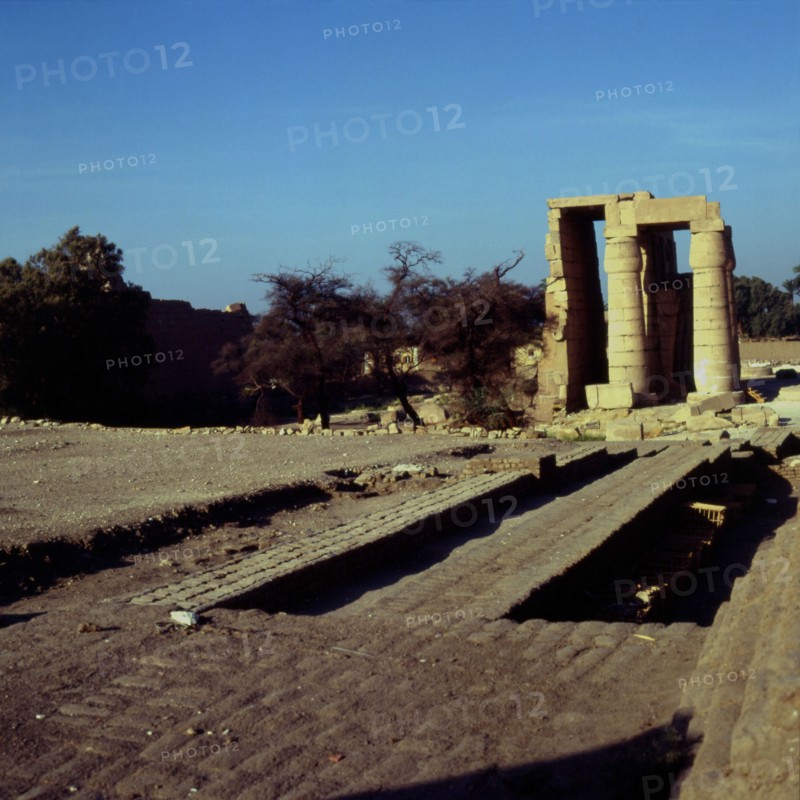 Ramesseum, Temple de Ramsès II, deuxième pylône côté Nord